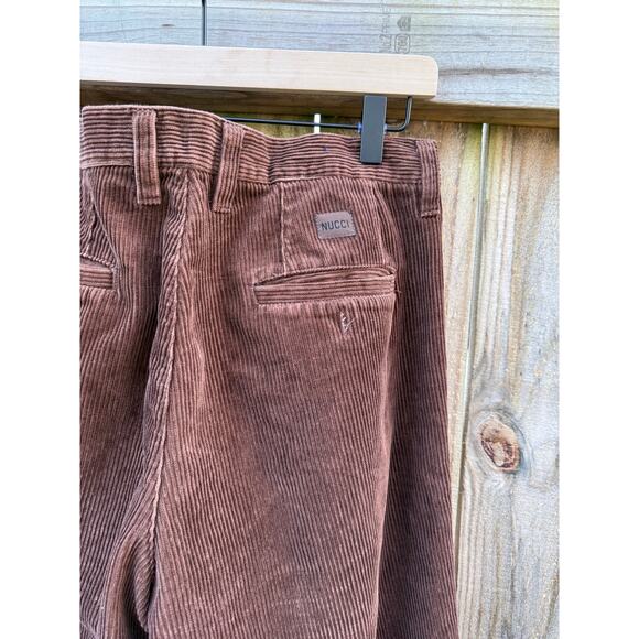 Vintage Chocolate Brown Corduroy Trousers - Picture 5 of 9